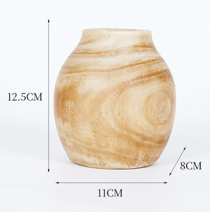 Décoration en bois robuste et légère de style scandinave, design moderne pour maison d'hôtes, avec fleurs séchées, idéale pour la Fête des Mères - Product Image 5