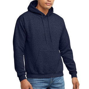 Sweat-shirt à capuche pour homme, coupe classique, coton/polyester, pull décontracté avec poche avant, vêtements d'automne, sweats à capuche pour homme en vente - Product Image 2