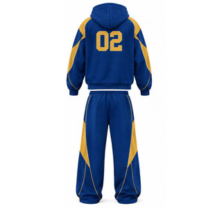 Ensemble de survêtement Sigma Chi 1869 noir et or, sweat à capuche et pantalon unisexe décontracté, sweat-shirt à fermeture éclair intégrale avec poches à cordon - Product Image 6