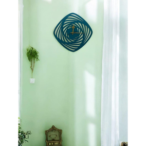 Nordic Style Green Origami <b>Wall</b> <b>Clock</b> Creative Geometric Silent Timepiece <b>Modern</b> Luxury 3D Paper Craft <b>Clock</b> For Living Room Off - Product Image 2