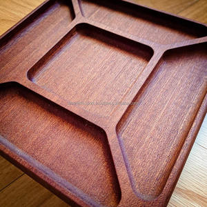 Plateau de service en bois artisanal pour fruits secs, pour la maison et l'hôtellerie - Product Image 4