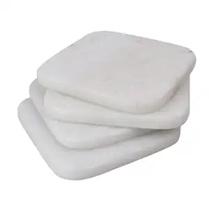 100% Handmade Marble Tea <b>Coaster</b> Luxury Eco-Friendly Round 4X4 Inches Hot Sale Home Office <b>Table</b> Use High Quality - Product Image 5