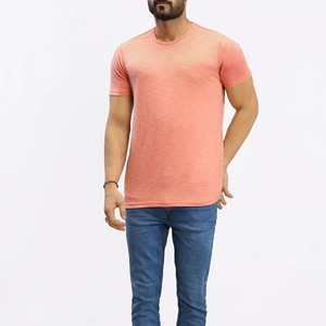 Camiseta de Tela Lavada al Ácido para Hombre, Transpirable y Elegante, 100% Algodón Orgánico, Hecha en Pakistán, Camiseta al por Mayor - Product Image 2