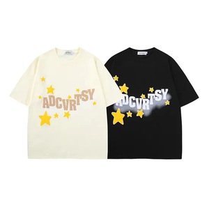 เสื้อยืดผู้ชายผ้าถักพิมพ์ลายพัฟฟ์ แห้งเร็ว ระบายอากาศดี มีสไตล์ ทนทาน เหมาะสำหรับใส่ลำลอง จัดส่งตรงจากโรงงาน - Product Image 5