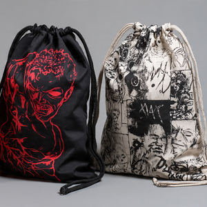 Bolsas de gimnasio con cordón de malla, mochilas ligeras con cordón para gimnasio, bolsas deportivas de lona con cordón, bolsas de gimnasio tipo sling. - Product Image 4