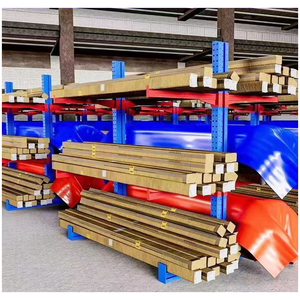 أرفف أنابيب صناعية ذراع فولاذية مزدوجة الجانب من الجانبين ، أرفف معدنية - Product Image 1