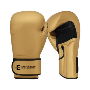 Guantes de boxeo de cuero genuino en venta en línea, guantes de boxeo transpirables personalizados de marca privada - Product Image 1