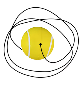 Pelota de tenis de fieltro amarillo portátil para práctica y entretenimiento - Product Image 2