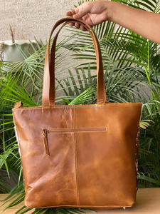 Nouvel arrivage de sac à main sculpté usiné à la main sac fourre-tout véritable sac en cuir à fourrure métallique sacs de grande taille grande collection de sacs à main pour femmes - Product Image 3