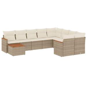 Beige <b>Garden</b> Sofa <b>Set</b> - Product Image 2