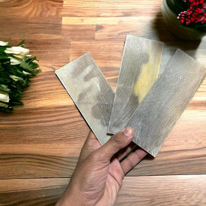 Juego de escamas con mango de cuchillo de cuerno de Búfalo Blanco estilo Animal tallado para fabricación de cuchillos, joyería y manualidades DIY - Product Image 1