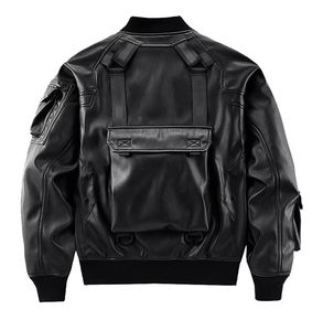 Men's Leather <b>Jacket</b> Top Quality Leather Winter <b>Jacket</b> For Man Top Trending Men's Pure Leather <b>Jacket</b> For Men <b>Sheepskin</b> - Product Image 3