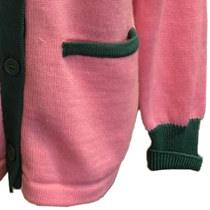 New season wear customizable women's button up chenille letters <b>cardigan</b> - Product Image 6