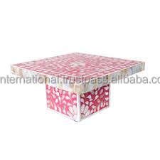 Hot <b>Sale</b> Bone Inlay <b>Cake</b> <b>Stand</b> and Bone Inlay <b>Cake</b> <b>Stand</b> <b>for</b> Party and More by United Trade World <b>for</b> Black and White Color - Product Image 3