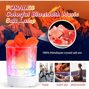 Lámpara de Sal del Himalaya de Estilo Moderno, Forma Única, Brillo Cálido, para Interiores - Product Image 6