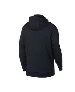 Sweat à capuche zippé brodé à col montant pour homme, personnalisé, en polyester/coton de haute qualité, couleur unie, sur mesure - Product Image 2