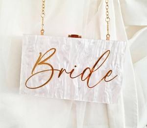 กระเป๋าคลัทช์อะคริลิคเรซิ่นดีไซน์เนอร์สำหรับผู้หญิง กระเป๋าถือใสสำหรับงานปาร์ตี้ยามเย็น กระเป๋าถือหรูหราสำหรับสุภาพสตรี - Product Image 3