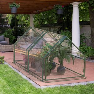 Mini Invernadero Portátil con Puertas Enrollables con Cierre, 70.86*33.46*37.4in, Cubierta de PVC Resistente a los Rayos UV, Impermeable, de PE, para Cultivo Interior - Product Image 3