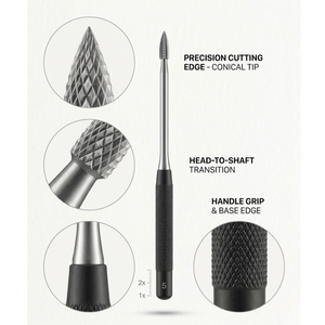 Portaagujas Microscópico con Mango de Plástico Ligero - Instrumento Microquirúrgico - Pinzas de Sutura de Precisión para Oftalmología - Product Image 2