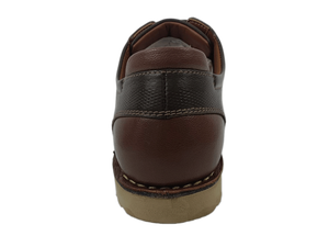 Zapatos Oxford de Vestir para Hombre Dlords, Color Marrón, Piel de Oveja, con Cordones, Punta en Pico, Suela de Goma Antideslizante, Entresuela de EVA, para Oficina y Uso Diario - Product Image 4