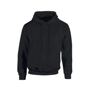 เสื้อฮู้ดผู้ชายผ้าหนาสีล้วนแนวฮิปฮอปสีทึบโอเวอร์ไซส์แฟชั่นเสื้อแถบด้านข้างแบบกำหนดเอง - Product Image 3