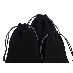 Bolsas de Cordón de Poliéster al por Mayor, de Gran Capacidad, para Regalos, Multicolores, de Terciopelo, para Joyería, Dulces, Bodas - Product Image 1