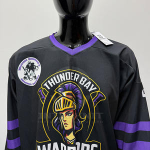 Latest Design Adult Men's <b>Ice</b> Hockey Uniform Solid Color Polyester Breathable Wholesale Best Price - Product Image 5