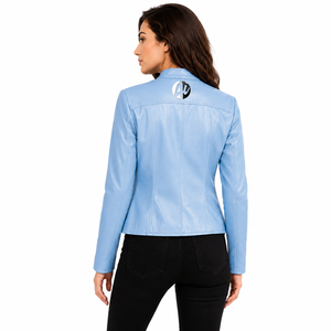Chaqueta de cuero premium para mujer que ofrece un uso cómodo, un aspecto clásico y un estilo versátil para cualquier ocasión informal. - Product Image 3