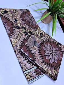 . Tissu authentique nigérian africain imprimé wax et Ankara 100 % coton pour vêtements de mode – Marché sud-africain - Product Image 3