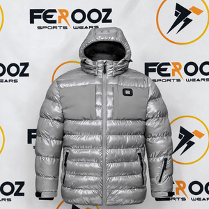 Veste de neige isolante pour homme, col montant, manches longues, fermeture éclair sur le devant, vêtement léger, streetwear, vêtements de voyage avec rangement - Product Image 1