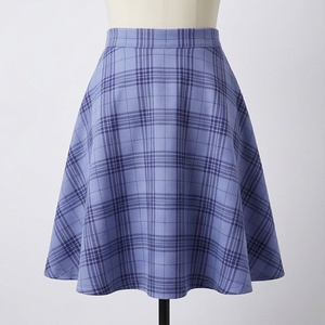 Women A-Line Plaid Mini <b>Skirt</b> Regular Waist Cotton Polyester Woven Casual Style All Seasons - Product Image 1