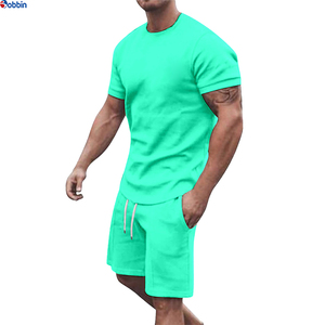 Conjunto Deportivo Corto Personalizado para Hombre, Talla Grande, Cómodo y Transpirable, Conjunto de Pantalones Cortos de Algodón Unisex, Nueva Colección de Verano - Product Image 3