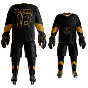 Uniforme de hockey sobre hielo transpirable con logotipo personalizado, ropa deportiva profesional, uniforme de hockey sobre hielo para venta en línea - Product Image 3