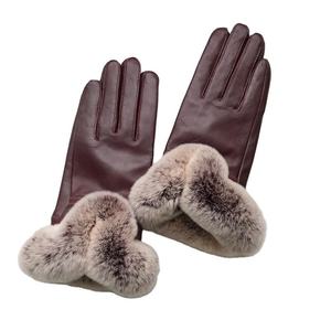 Women's Premium Leather Winter <b>Gloves</b> Soft Thermal Cold Weather <b>Gloves</b> for Ski & Outdoor Activities <b>Warm</b> Breathable Party <b>Gloves</b> - Product Image 4