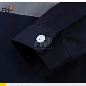 Camiseta de seguridad de alta visibilidad nueva, económica, lista para enviar, transpirable, ropa de trabajo para hombre, manga corta, reflectante, tipo polo. - Product Image 2