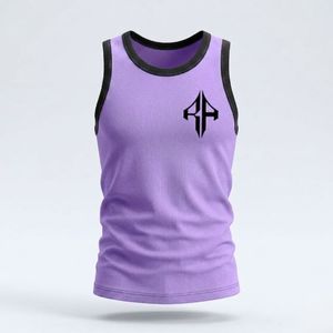 Débardeur pour homme de style décontracté, qualité supérieure, design personnalisé, technique d'impression, matière 100% coton par RIVIAN ATLANTIC - Product Image 3