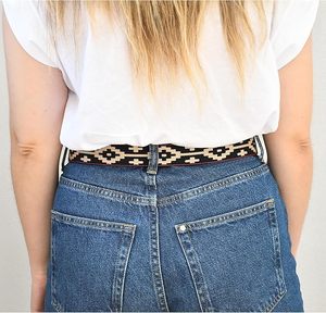 OEM Unisex Genuine Leather Woven <b>Belt</b> With Tear Resistant Zinc Alloy Needle Buckle Buckle Full Needle Hole Waistband <b>Belt</b> - Product Image 5