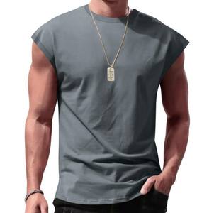 Débardeurs de sport pour hommes, coupe ample, 100% coton, anti-UV, respirants, séchage rapide, décontractés - Product Image 2