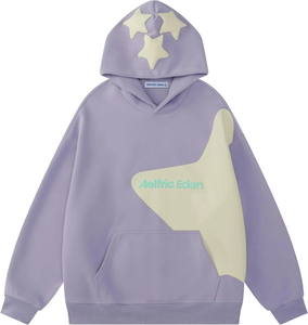 Sweat à capuche personnalisé effet délavé pour homme en molleton de coton mélangé, imprimé sérigraphié, style vieilli - Product Image 5