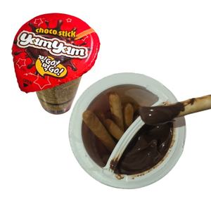 Vente en gros de biscuits longs pour enfants, texture croustillante, 35 g, goût sucré, sauce au chocolat, biscuits en forme de doigt, barres de chocolat - Product Image 3