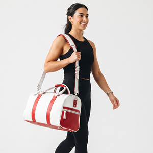 Shoe Compartment Sports Bags Water Resistant Fitness Bags Foldable Sportswear Duffel Leather Bags Unisex - Product Image 3