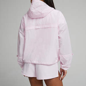 ชุดวอร์มออกกำลังกายแบบ 2 ชิ้นสำหรับผู้หญิง ทรงสลิมฟิต กันลม น้ำหนักเบา ดีไซน์ใหม่ กันน้ำ ไซส์พลัส - Product Image 3