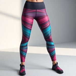 High Waist Women Sublimation Leggings With Pockets Yoga Pants for Women Athletic Capri <b>Exercise</b> Gym Legging - Product Image 1