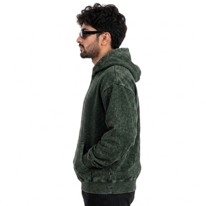 Breathable Material Made Quick Dry Men Acid <b>Wash</b> Hoodie Wholesale Custom Heavyweight Washed Hoodie For <b>Boys</b> - Product Image 4