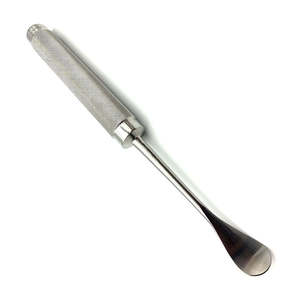 เครื่องมือยกกระดูกสันหลังโค้ง รุ่น Best Wide Blade Curved Stainless Steel top Handle Surgical Sharp Lumber Cobb Spinal Elevator ขนาด 11 นิ้ว โค้ง 25 มม. โดย Grip Surgical - Product Image 2