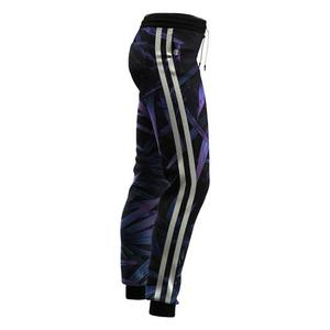 Men's Sublimation Printed Sweatpants With Side Stripe Elastic Waist Drawstring Casual Joggers Lightweight Polyester Summer Wear - Product Image 2
