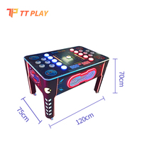 Mesa de Juego Arcade Multijugador de Reacción Rápida, Construcción de Metal y Plástico, Operada con Monedas, con WiFi, Interactiva