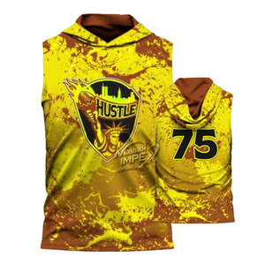 New men <b>compression</b> sleeveless 7v7 football uniforms customized any design in flag football uniforms Newyork Hustle - 7v7 - Product Image 6