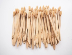 Brosse à dents réutilisable pour adultes, biodégradable, poils souples beiges, pour les fournitures de toilette d'hôtel, emballage personnalisé - Product Image 5