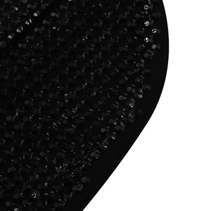 Black Studded Beanie Hat Rib Knit <b>Winter</b> <b>Cap</b> Unisex Soft Warm Stretch Skull <b>Cap</b> Custom Logo OEM Supplier - Product Image 4